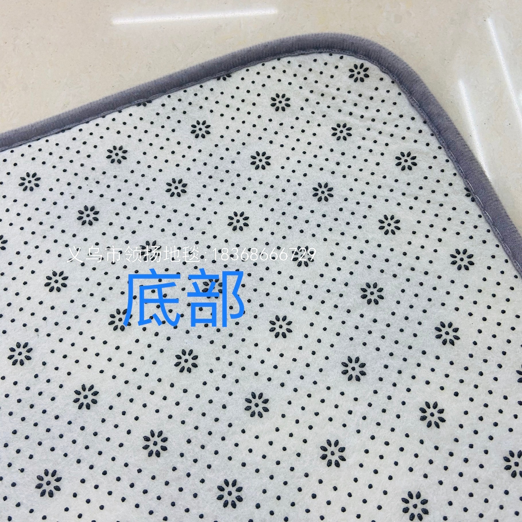 珊瑚绒地垫 超柔面珊瑚绒门垫 脚垫 珊瑚绒吸水地垫详情图7