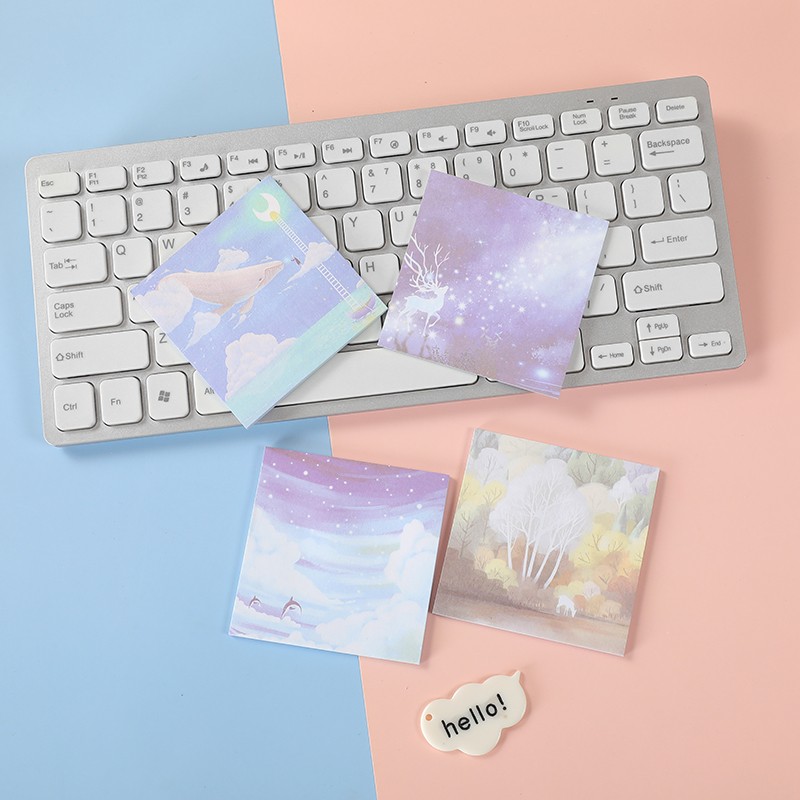 5902 Color cartoon Sticky Notes with starry sky patterns, direct sales and wholesale from the manufacturer detail image 7