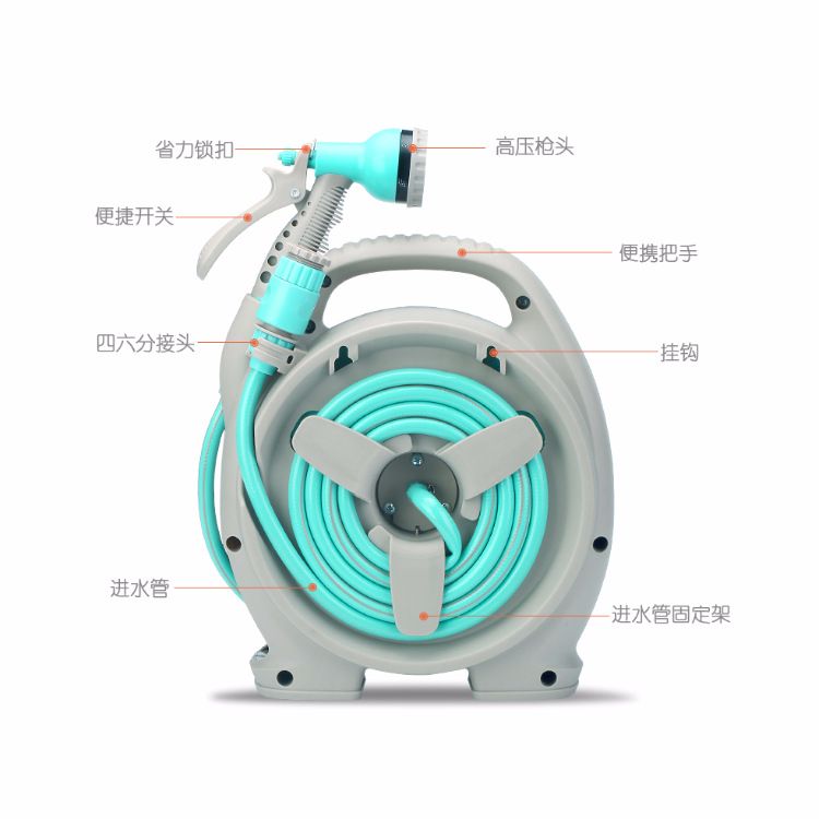 Hot-selling car water gun set, car water pipe, 23*13.5*23CM car high-pressure car wash water gun Item Picture