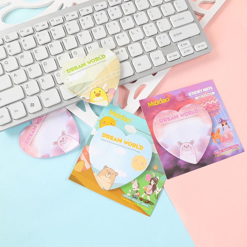 Colorful sticky Notes Dream World Cartoon sticky Notes Factory Direct sales Stationery wholesale 1057 Application Scenario