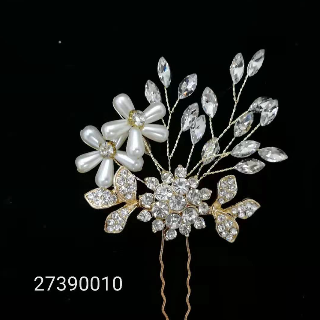 Handcrafted diamond hairpin