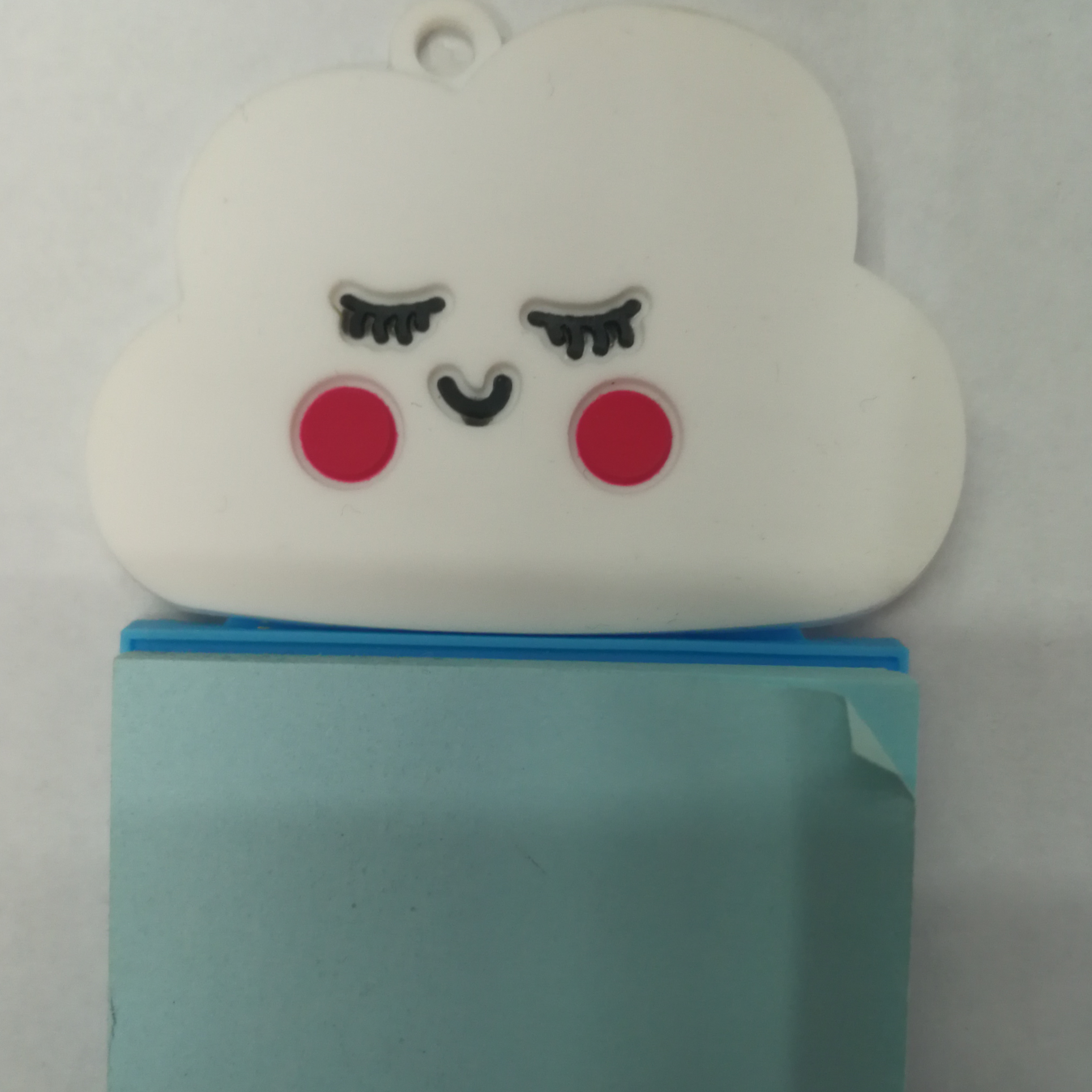 PVC材质产品，云朵款标签本，opp包装