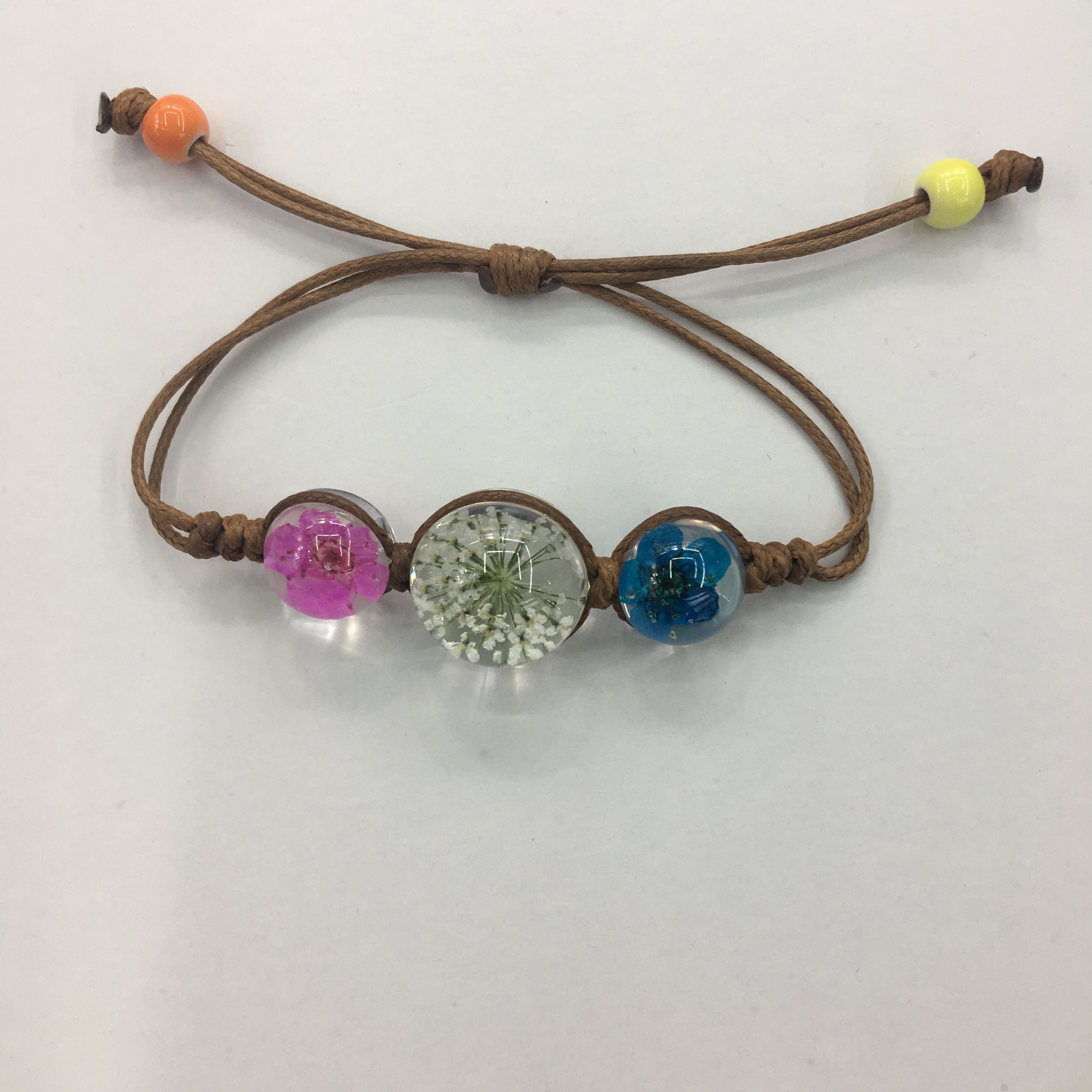 Real Dried Flower Bracelet Specification drawing