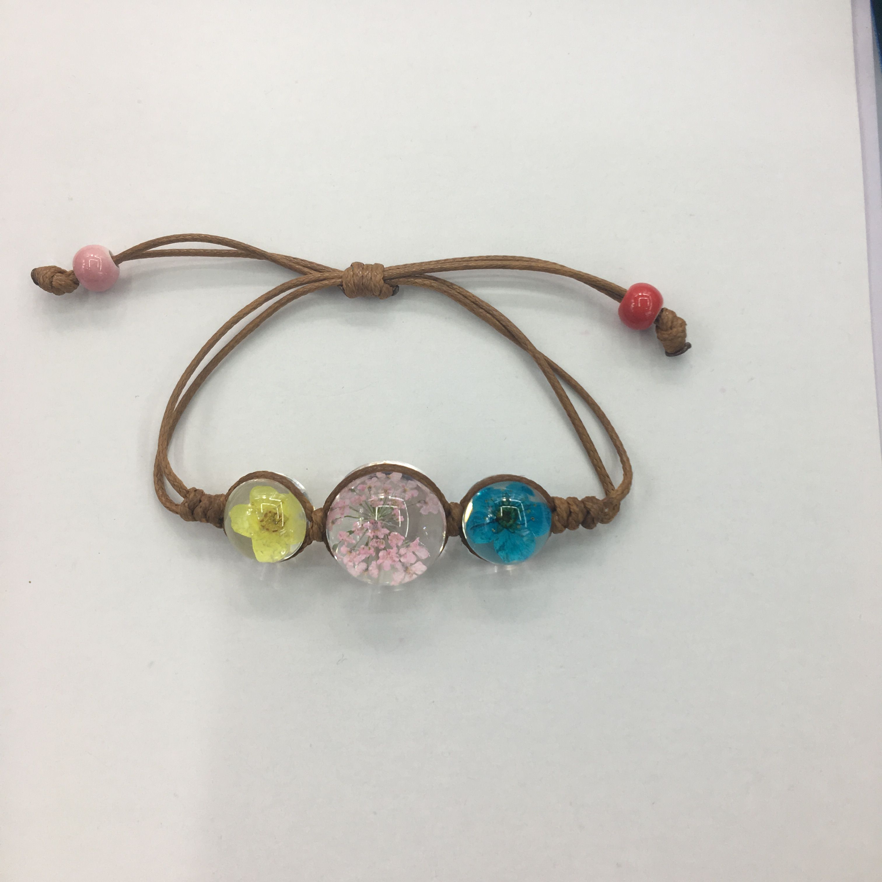 Real Dried Flower Bracelet Item Picture