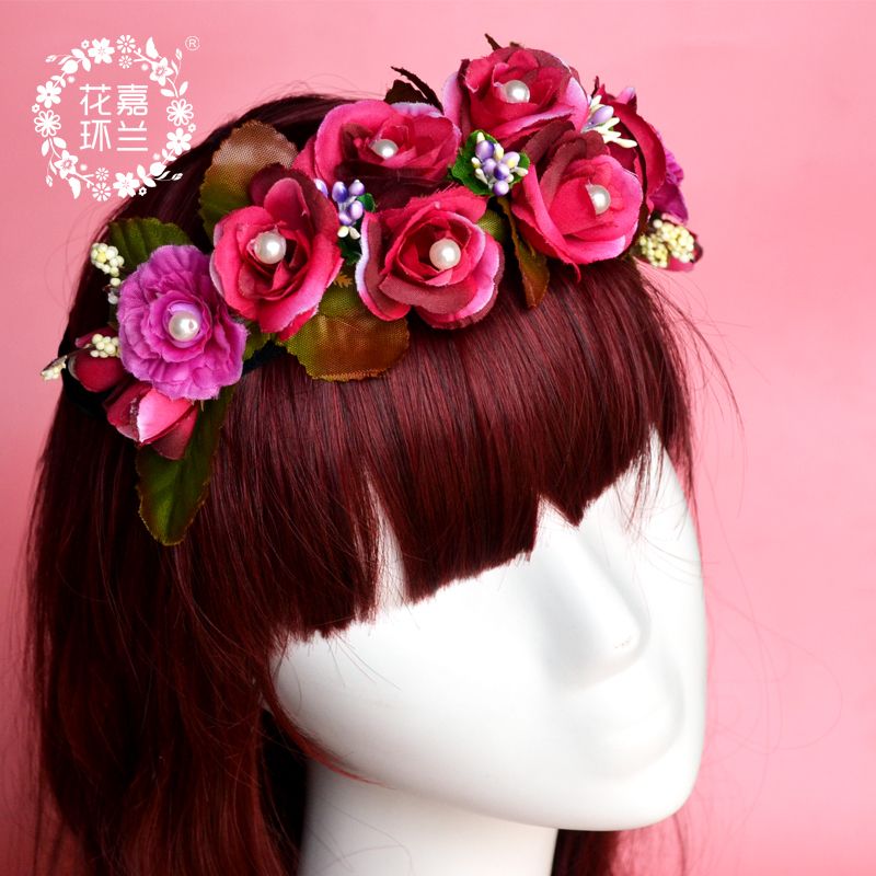 Jialan Factory directly supplies colorful flower girl dress headwear, birthday children's headwear, princess hair bands, and colorful hair bands that adults can wear Application Scenario