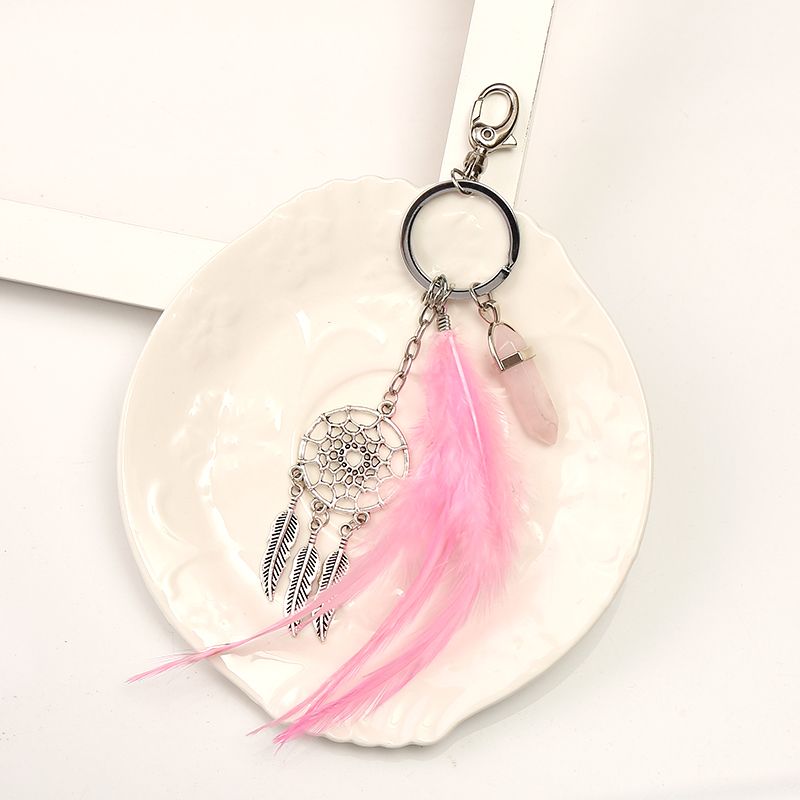 Feather keychain