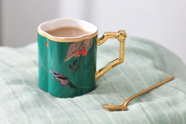 Ceramic water sets, bone China tea sets, high-end coffee sets, flower tea sets, water set sets, European-style coffee sets, afternoon tea, black tea, gold-wrapped luxury gifts detail image 1