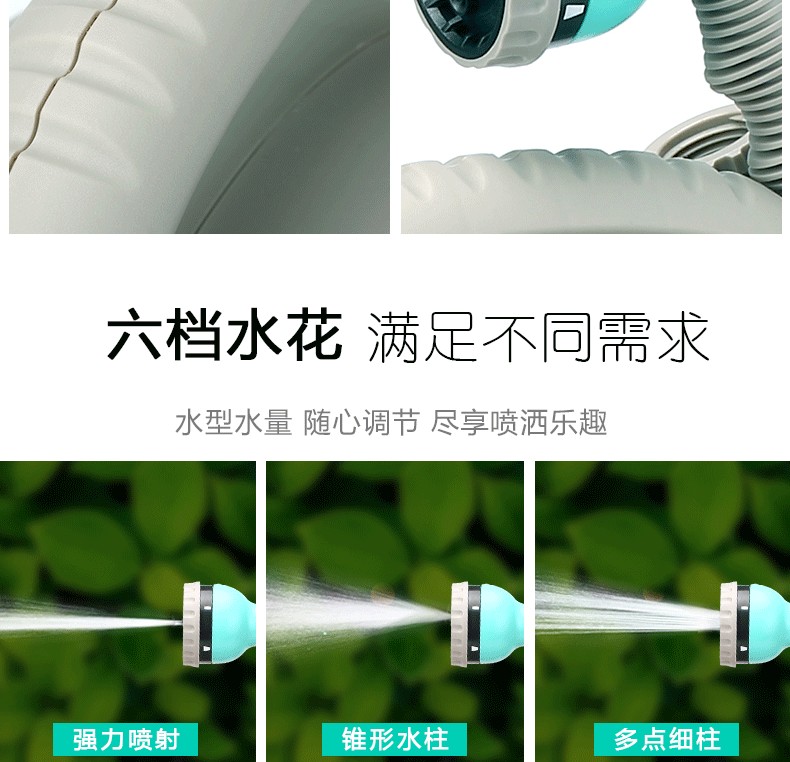 热销汽车水枪套装 车用水管车水管2313.523CM 车载高压洗车水枪详情图11