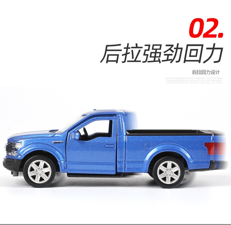 福特F-150合金汽车模型猛禽皮卡回力开门车模详情图4