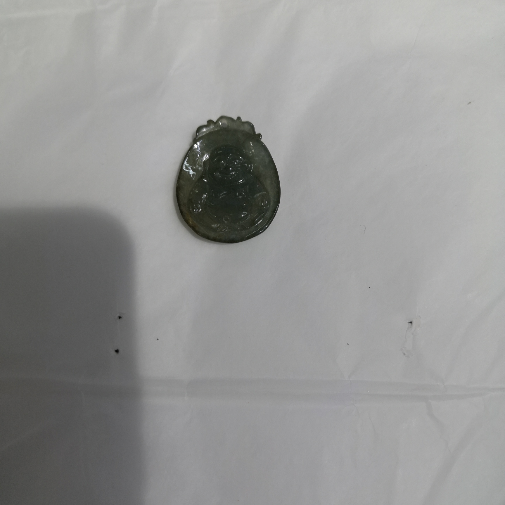 正宗缅甸翡翠挂件小佛公