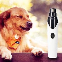 跨境新款 狗猫电动自动修甲器 USB充电指甲剪 工厂直销