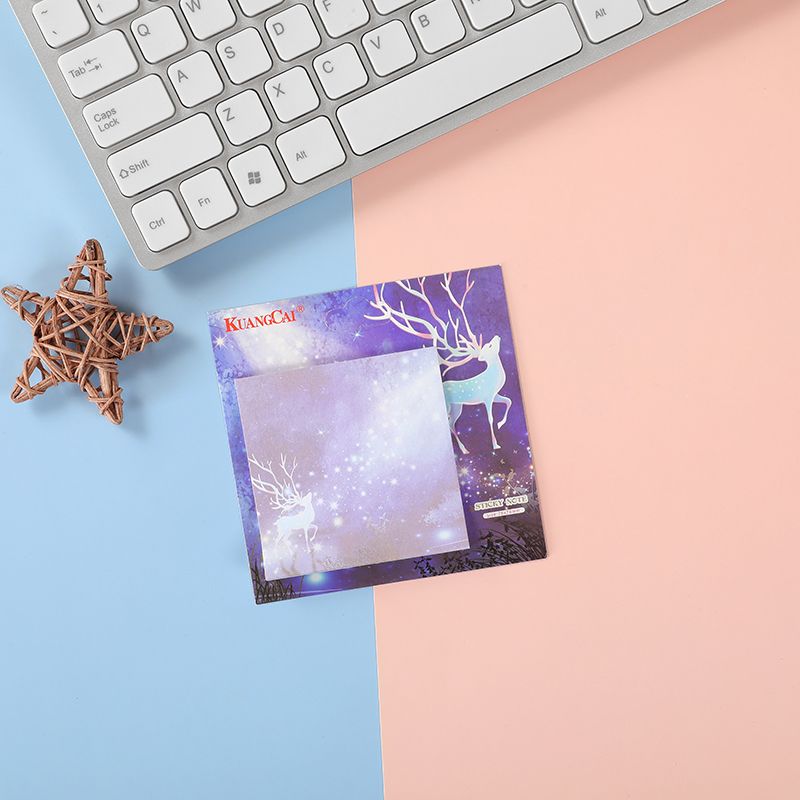 5902 Color cartoon Sticky Notes with starry sky patterns, direct sales and wholesale from the manufacturer Specification image