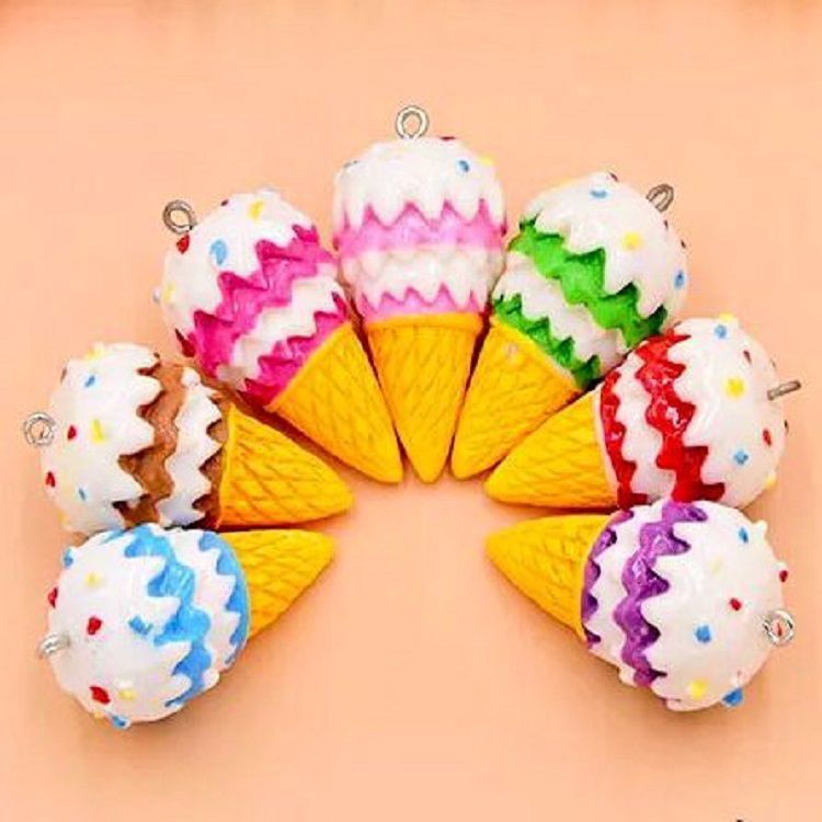 树脂冰淇淋挂件配件现货配件定制