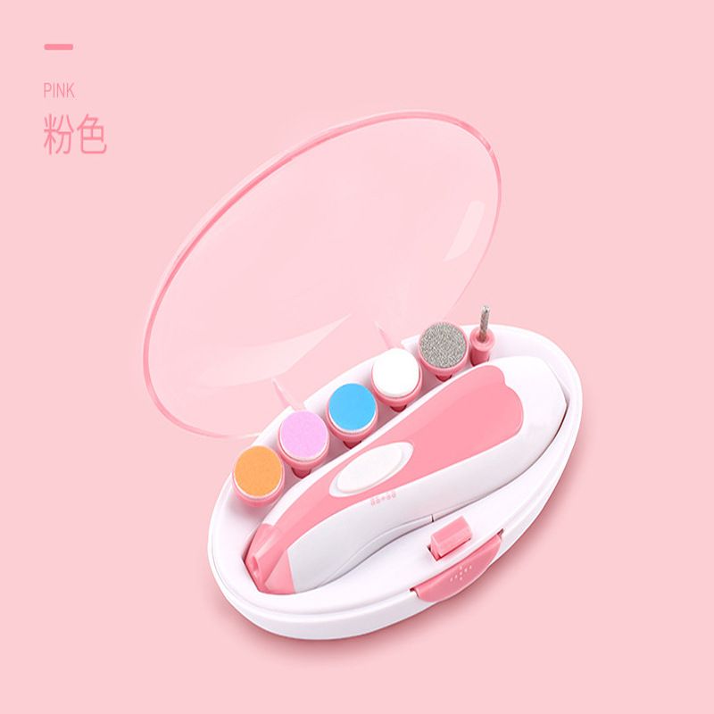 婴儿电动磨甲器厂家 新生儿防夹肉指甲剪宝宝指甲修剪器加工定制