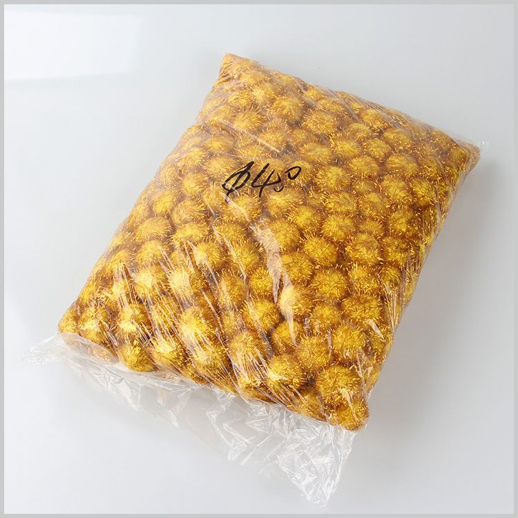 Xingsheng 4cm eco-friendly scallion balls, gold thread balls, 01 Polypropylene balls, Christmas accessories, packaging price details, private chat, DIY accessories, decoration accessories, clothing accessories Specification image