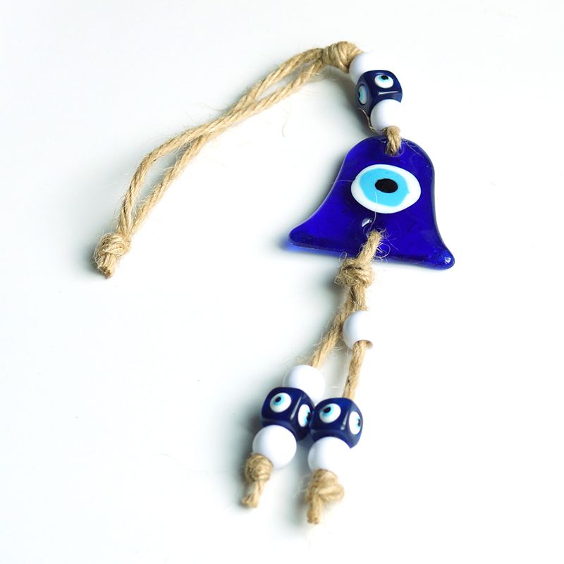 Glass blue-eyed pendants for Turkish and Greek tourist souvenirs