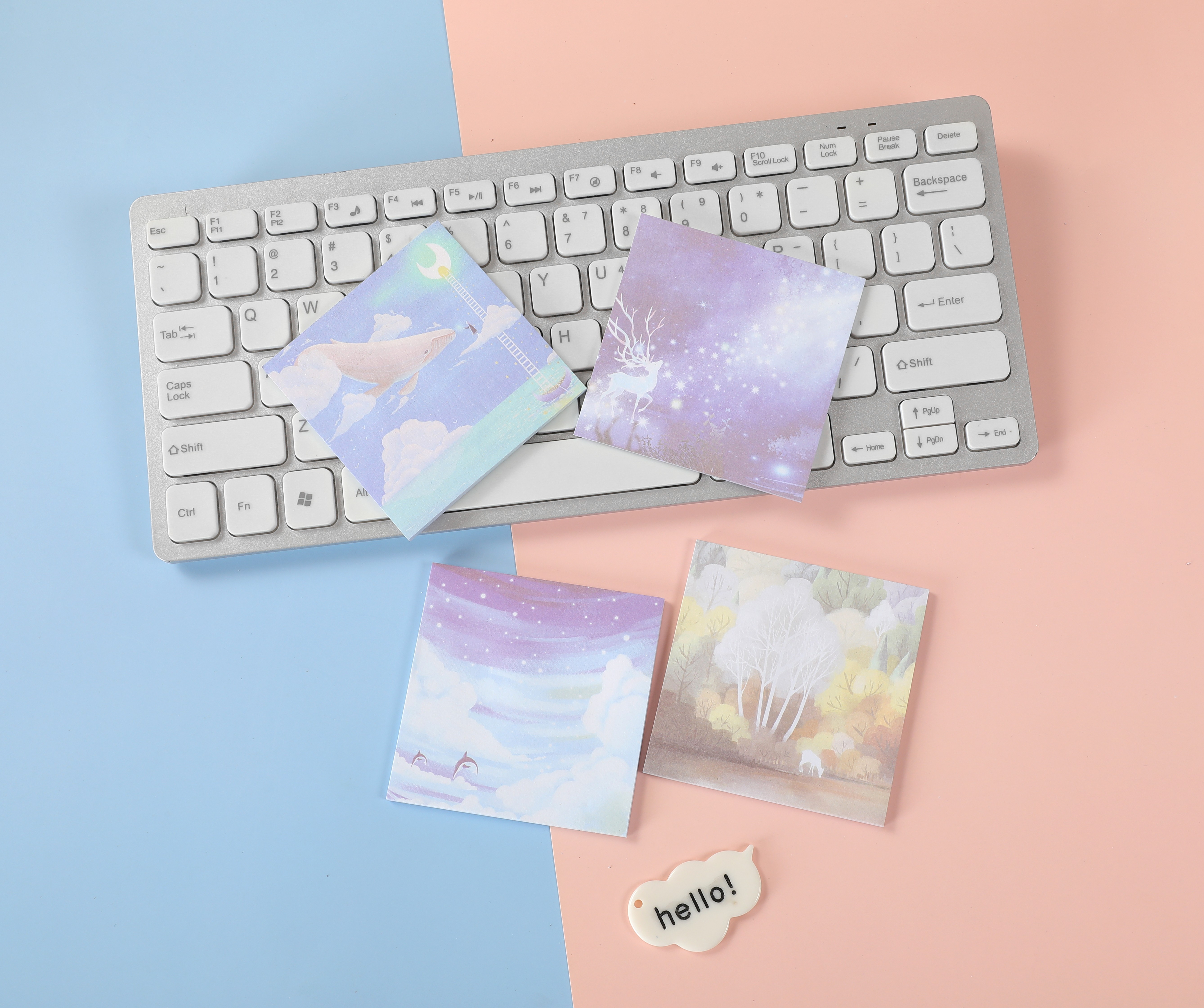 5902 Color cartoon Sticky Notes with starry sky patterns, direct sales and wholesale from the manufacturer detail image 10