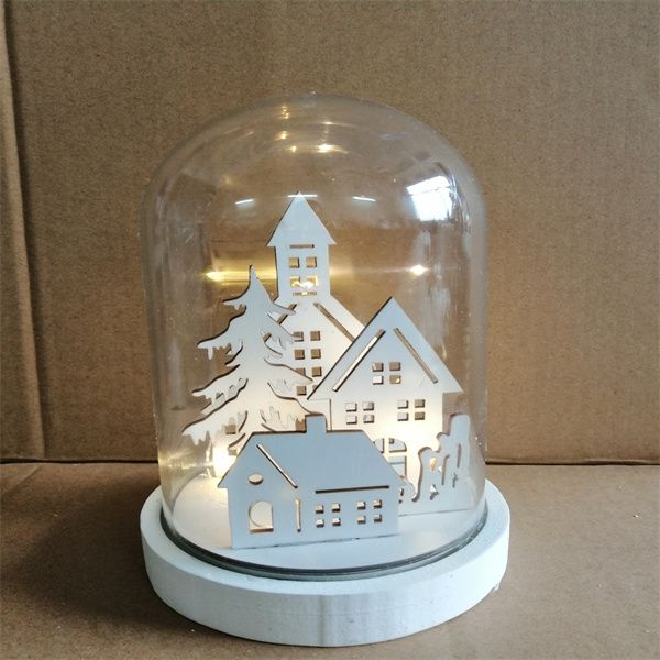 微景观玻璃罩 玻璃罩 家居摆件 led 透明灯罩