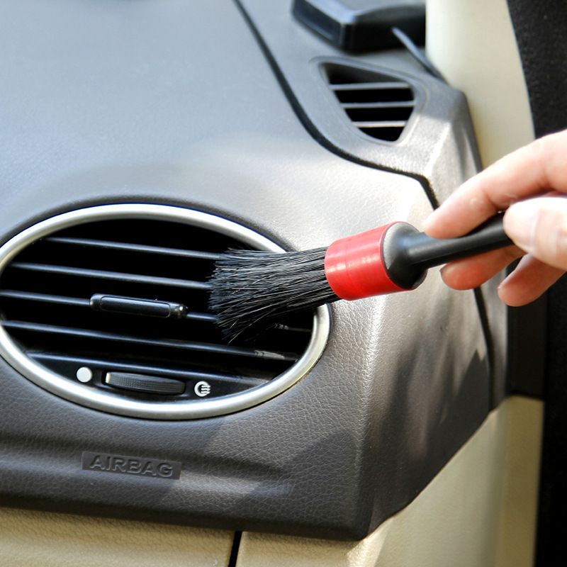 Five-piece set of interior cleaning brushes, car air outlet brush, car seat gap brush, car beauty brush