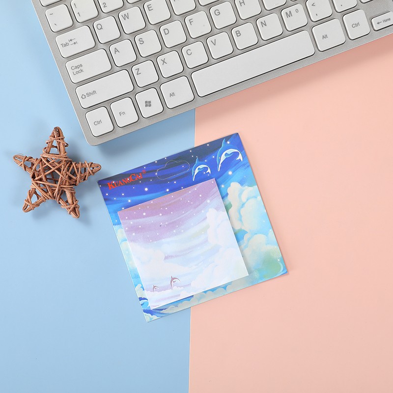 5902 Color cartoon Sticky Notes with starry sky patterns, direct sales and wholesale from the manufacturer detail image 6