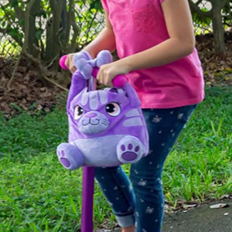 儿童便当袋保温袋毛绒Lunch Pets便当包卡通零食野餐包手提盒饭包