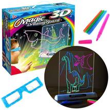 Magic 3D Drawing board儿童3D发光发亮彩色绘画板写字板荧光板