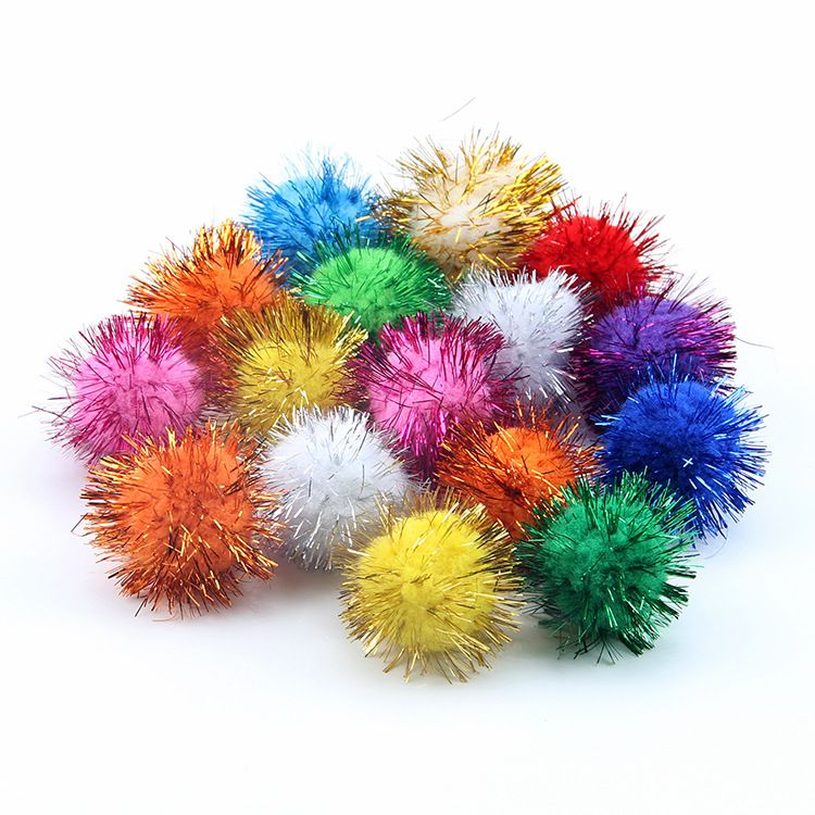 Xingsheng 2cm eco-friendly scallion balls, gold thread balls, Polypropylene balls, 01 Christmas accessories, packaging price details, private chat, DIY accessories, decoration accessories, clothing accessories Application Scenario
