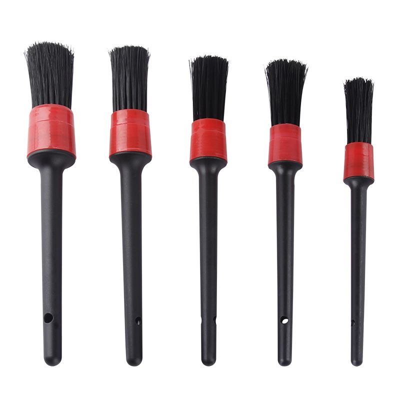 Five-piece set of interior cleaning brushes, car air outlet brush, car seat gap brush, car beauty brush Item Picture