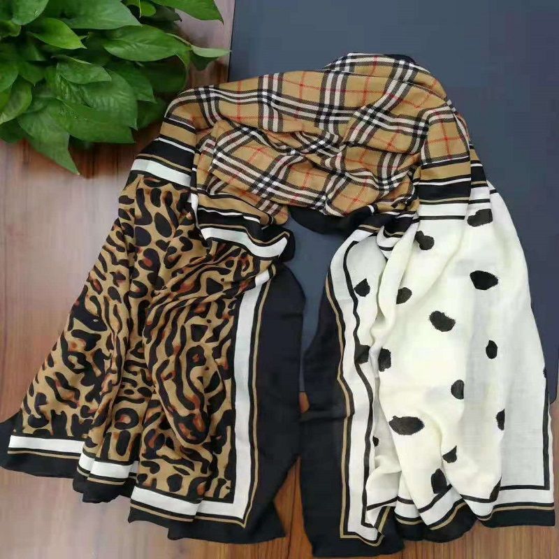 Ladies' spring, autumn and winter modal jacquard shawl Korean style fashionable thin Tencel wool scarf for two uses 13