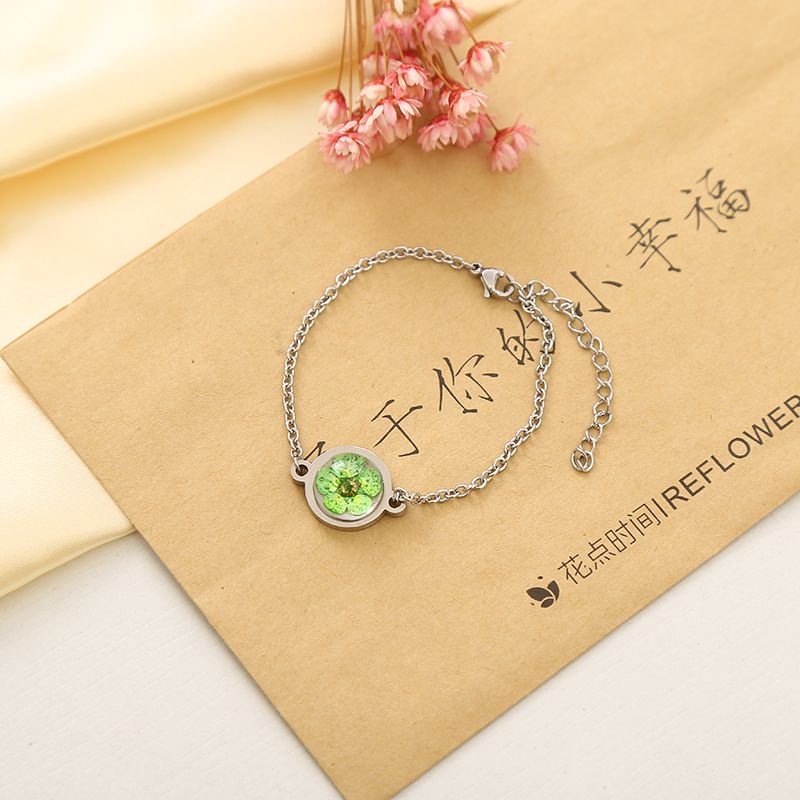 Steel Dry Flower Bracelet Network Red Explosive Diy Factory Direct Sales Invincible Charming Item Picture