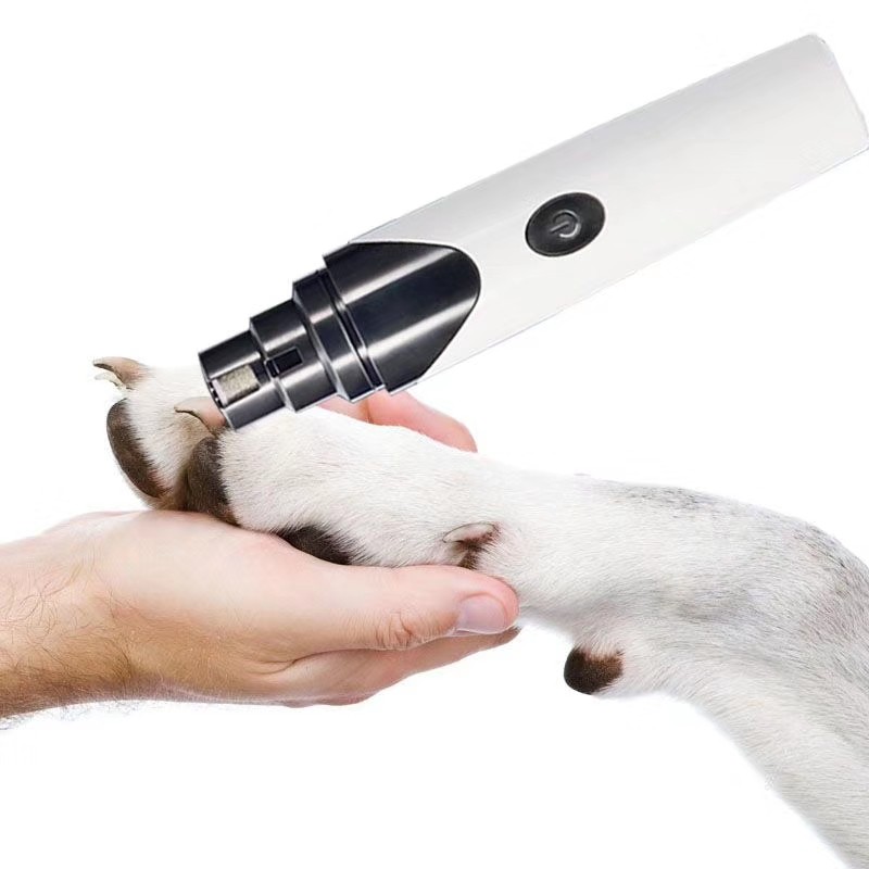 跨境新款 狗猫电动自动修甲器 USB充电指甲剪 工厂直销详情图3
