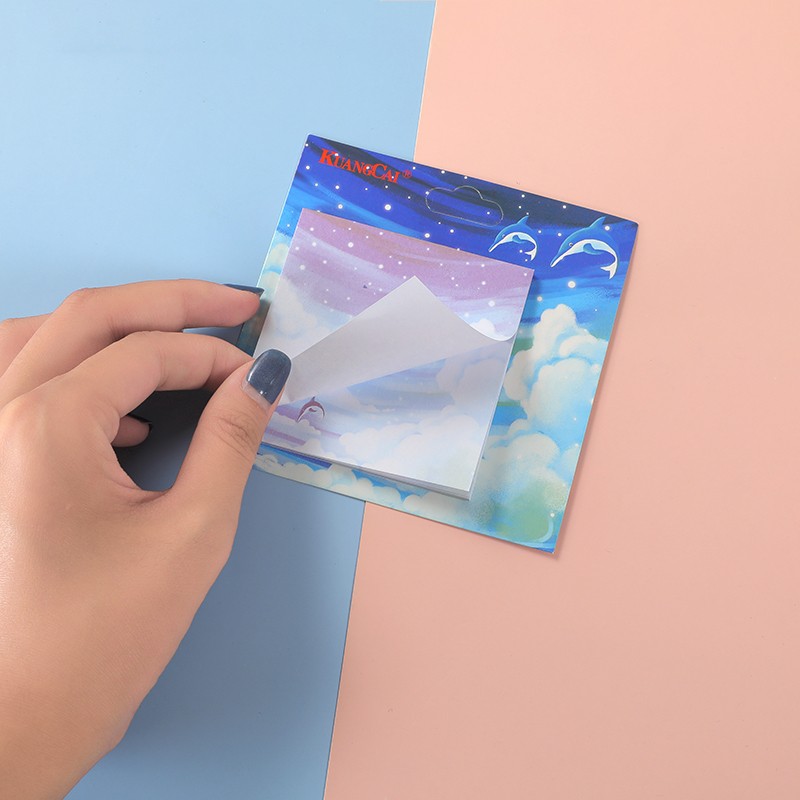 5902 Color cartoon Sticky Notes with starry sky patterns, direct sales and wholesale from the manufacturer detail image 4