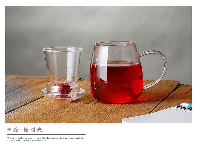 Boluya handcrafts high borosilicate heat-resistant glass cups, mushroom cups, tea cups and office cups detail image 9