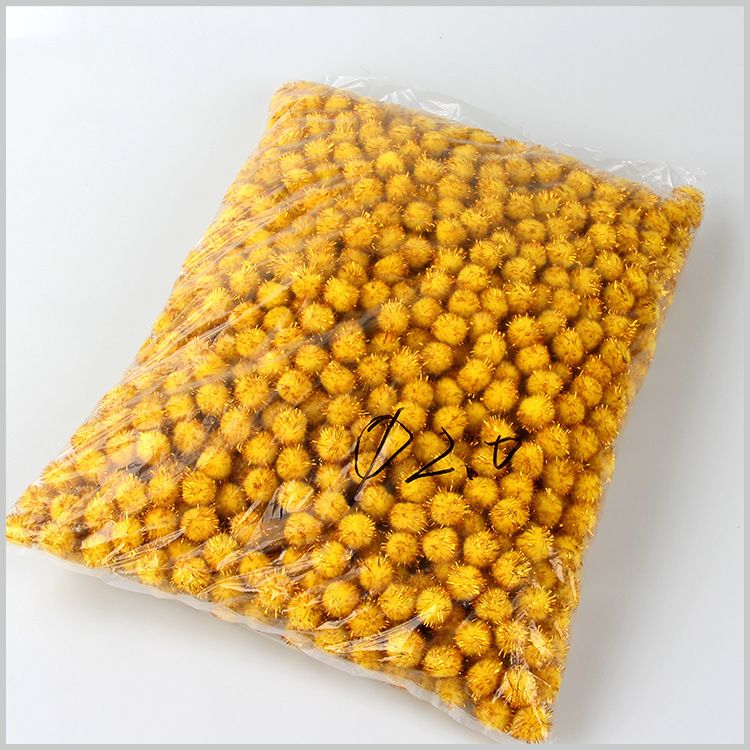 Xingsheng 2cm eco-friendly scallion balls, gold thread balls, Polypropylene balls, 01 Christmas accessories, packaging price details, private chat, DIY accessories, decoration accessories, clothing accessories Specification image