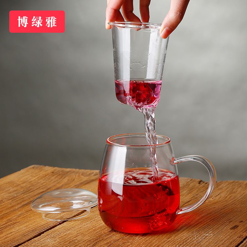 Boluya handcrafts high borosilicate heat-resistant glass cups, mushroom cups, tea cups and office cups Specification image