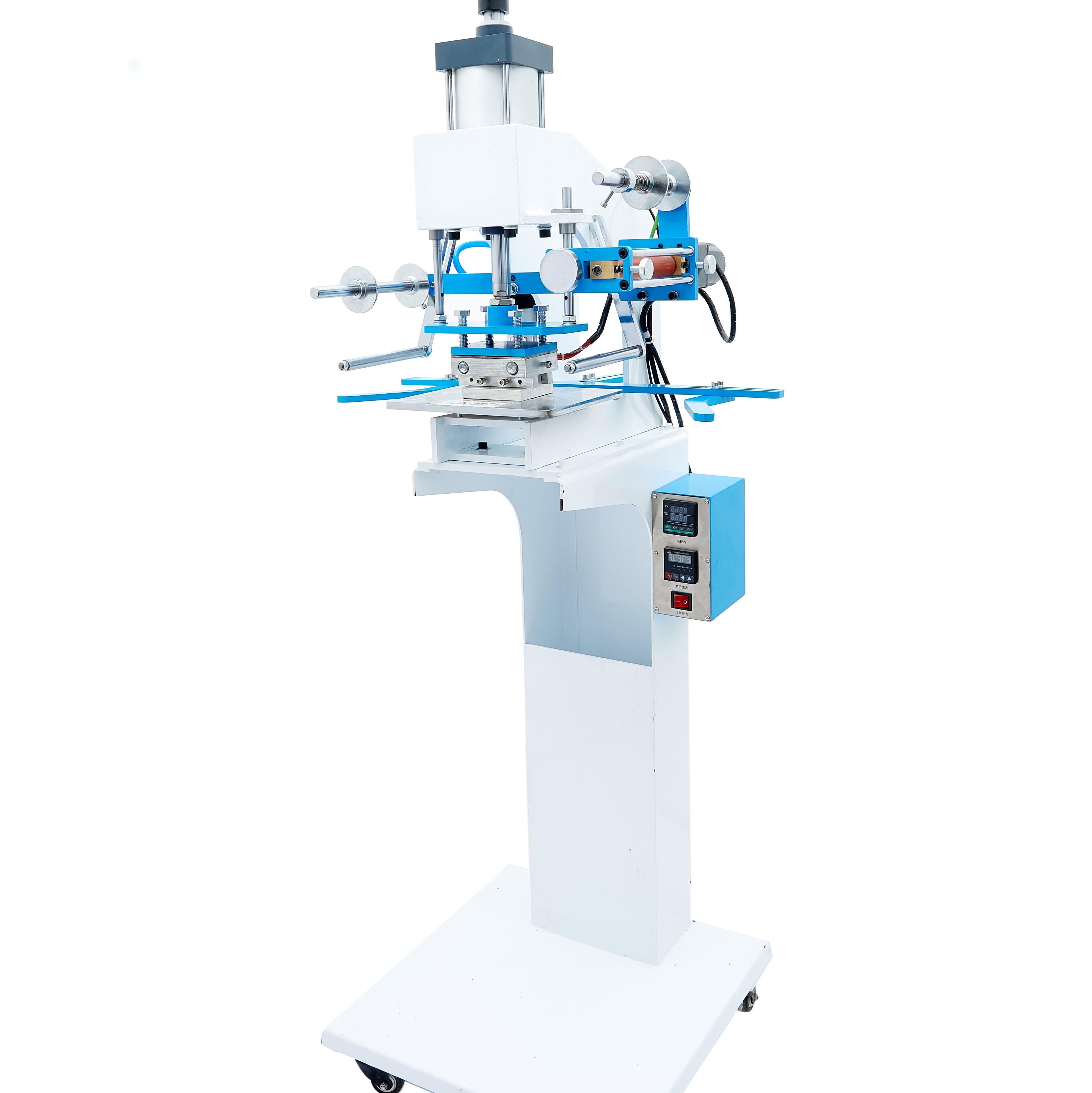 Plastic turnover box gilding machine, box gilding machine, lettering machine, rubber frame gilding machine, basket gilding machine pic 3
