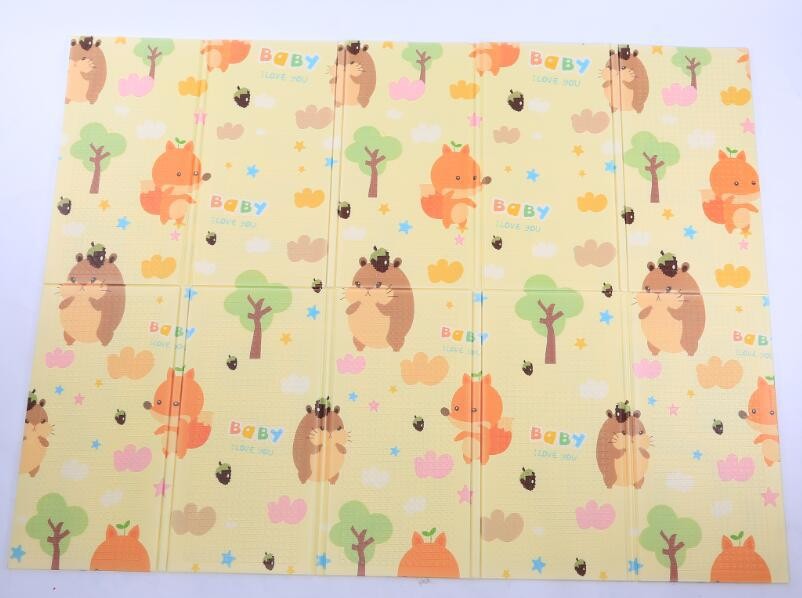 XPE crawling mat, baby crawling foldable baby play mat, children space-saving, foreign trade environmentally friendly cartoon mat detail image 9