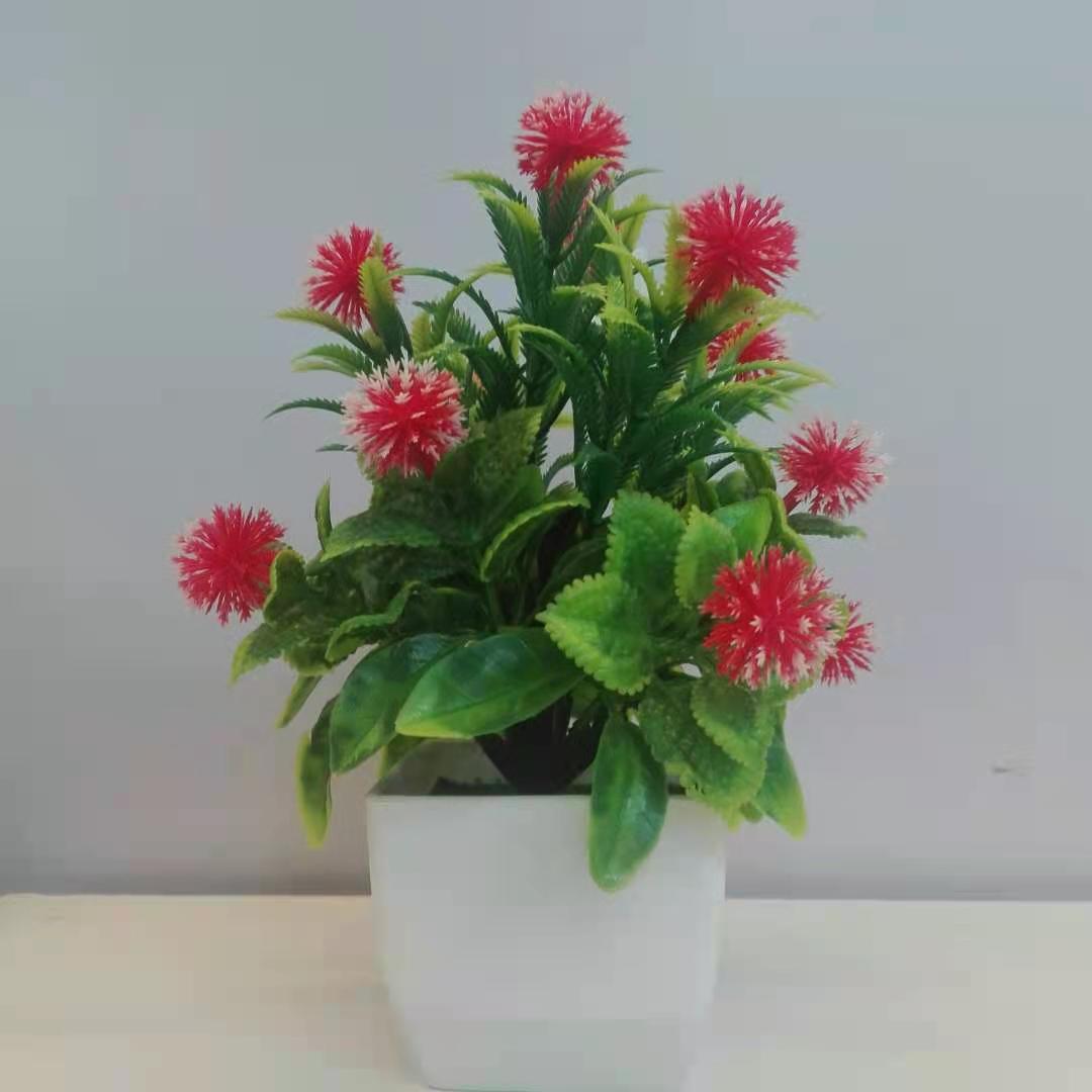 Snowflake ball red