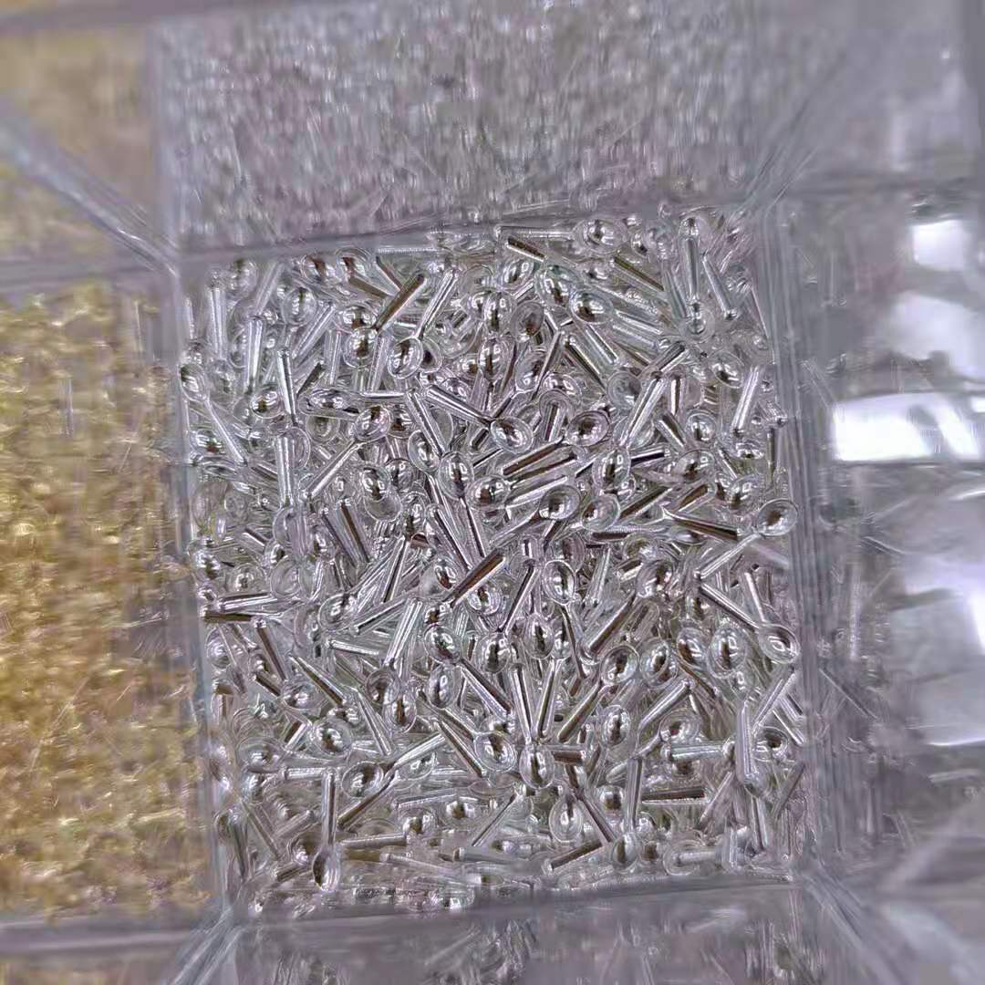 3X10 mini and cute small spoon nail metal patches 2021 New fashion trend full figure