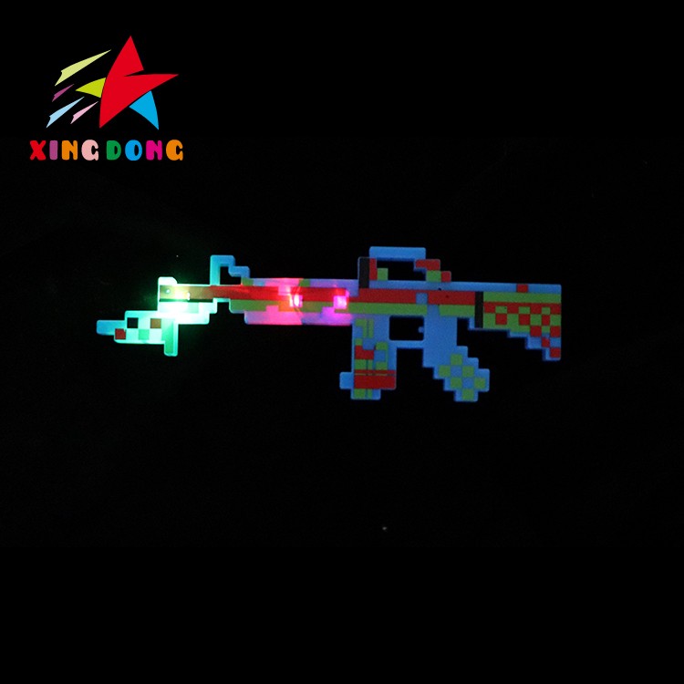 Children's toy flash gun Minecraft audio-visual electric music gun detail image 4