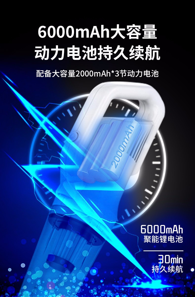 Cordless vacuum cleaner, small handheld mini, ultra-quiet, high-power, powerful car vacuum cleaner - white cordless standard model detail image 9