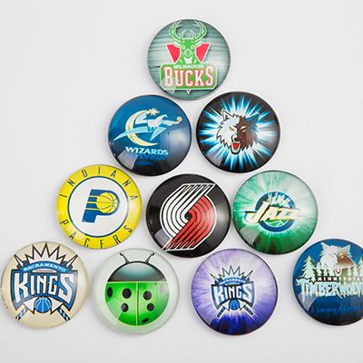 Glass sticker fridge magnets, popular DIY products, factory direct sales details Picture