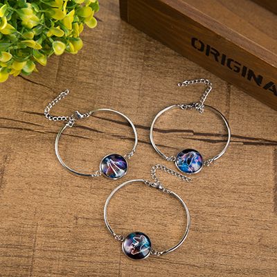 12 Constellation Figure Bracelet Network Red Diy Factory Direct Sales Invincible Charming details Picture