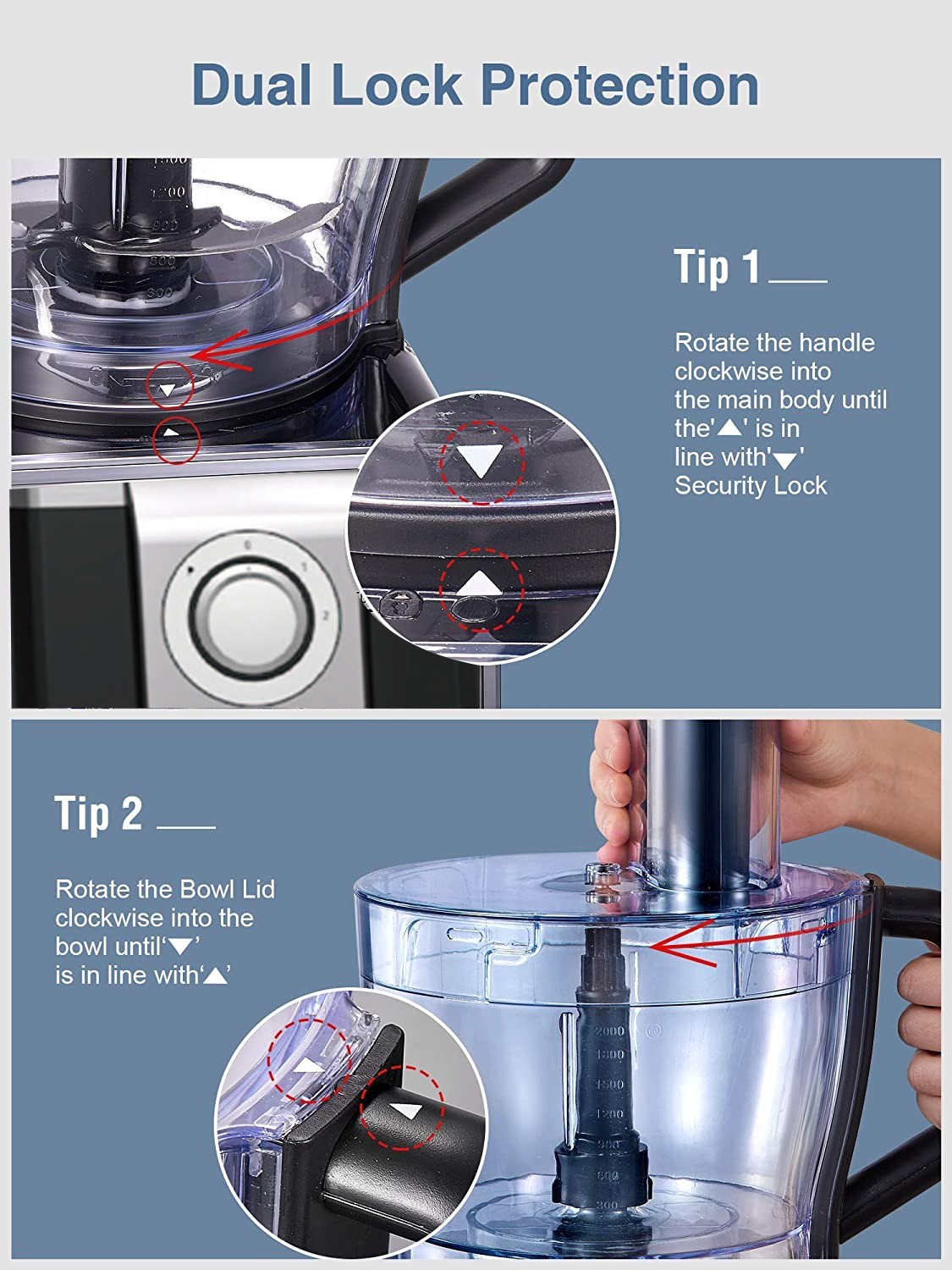 Boma marca 2.4L13 en 1 multifunción comida comida máquina de romper la pared picadora de carne batidora de huevos detail image 3