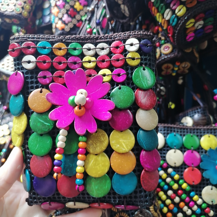 Female bag cross-body female bag ethnic style handmade female bag new style FucoI-201