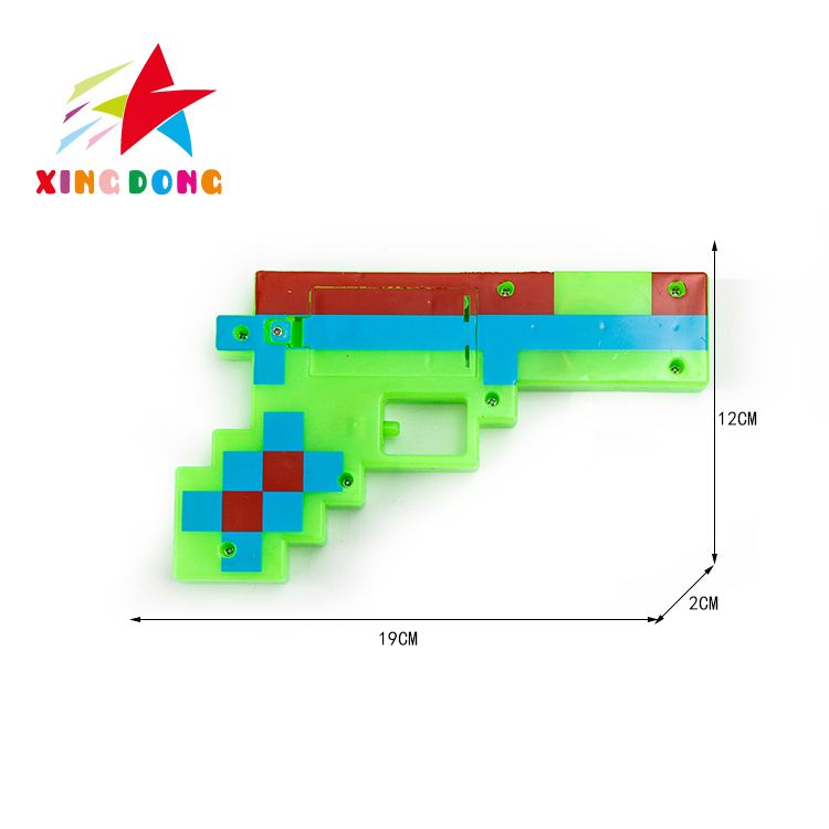 儿童玩具 我的世界 闪光枪 电动声光音乐枪细节图