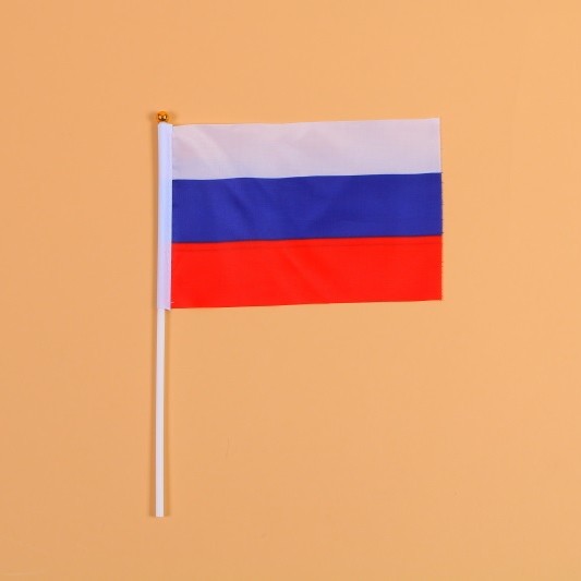 14*21俄罗斯8号手摇旗带杆子外国世界旗详情图1