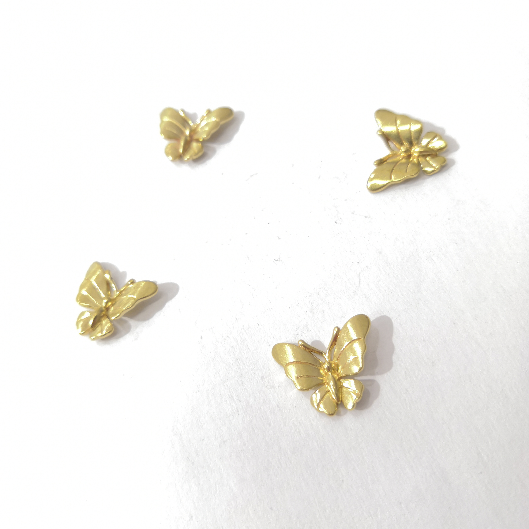 Cast copper butterfly.