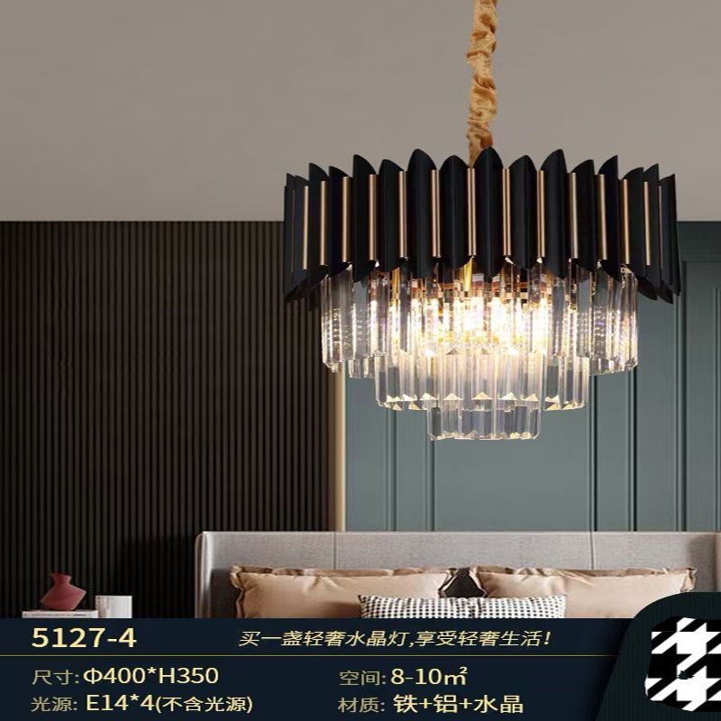 Light luxury crystal chandelier, bedroom crystal chandelier, living room crystal chandelier, dining room crystal chandelier, modern style crystal chandelier Application Scenario
