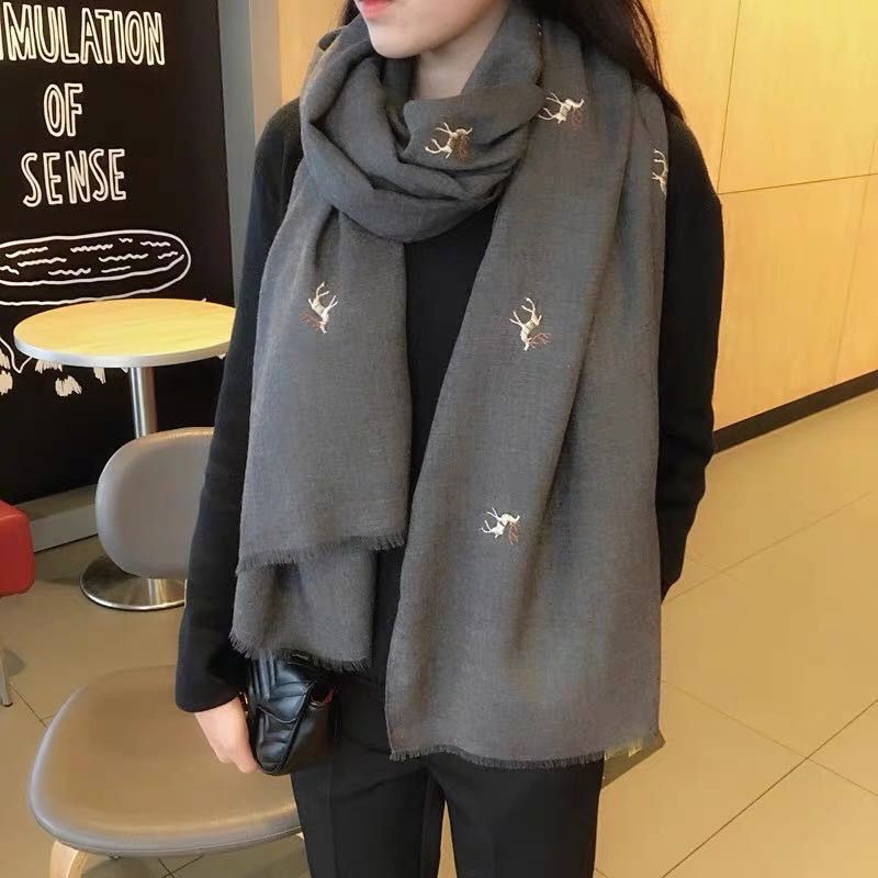 New Scarf Ladies Explosive Shawl Autumn And Winter Discount Promotion Season Coat All Casual Explosive 1275